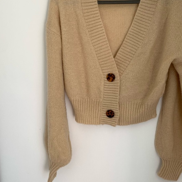 Beige Nuzzle Cardigan - Picture 5 of 7